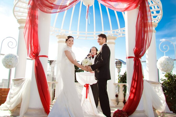 Выездная церемония свадьбы