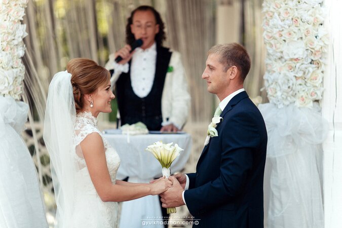 Выездная свадьба зимой