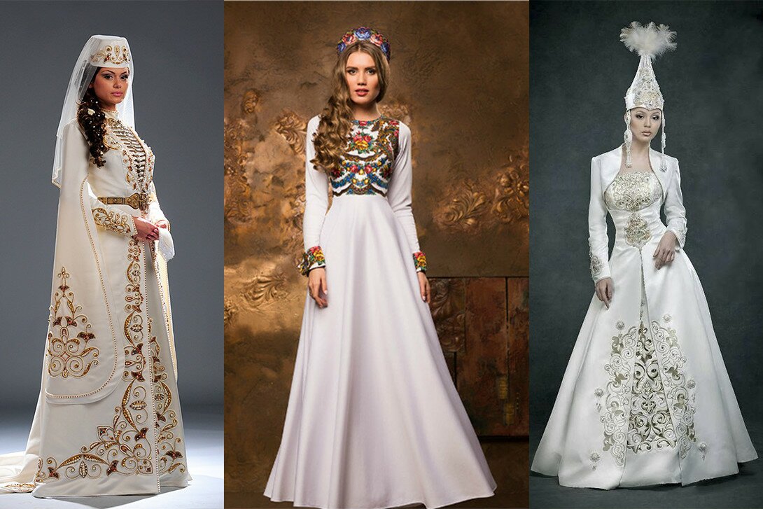 Национальное свадебное платье